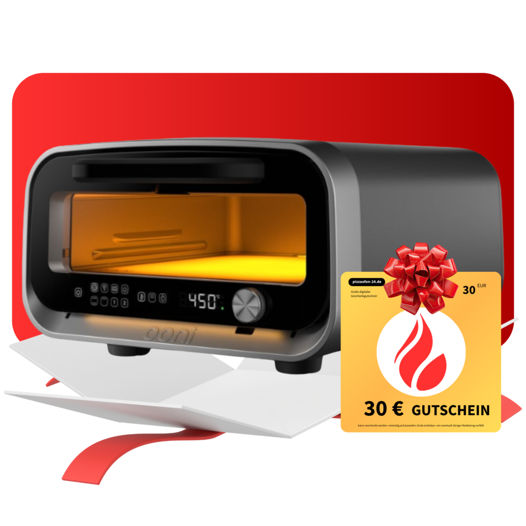 Ooni Volt 2 Elektro-Pizzaofen in Grau mit 30 Euro Geschenkgutschein von pizzaofen-24.de – Pizzaofen für zuhause