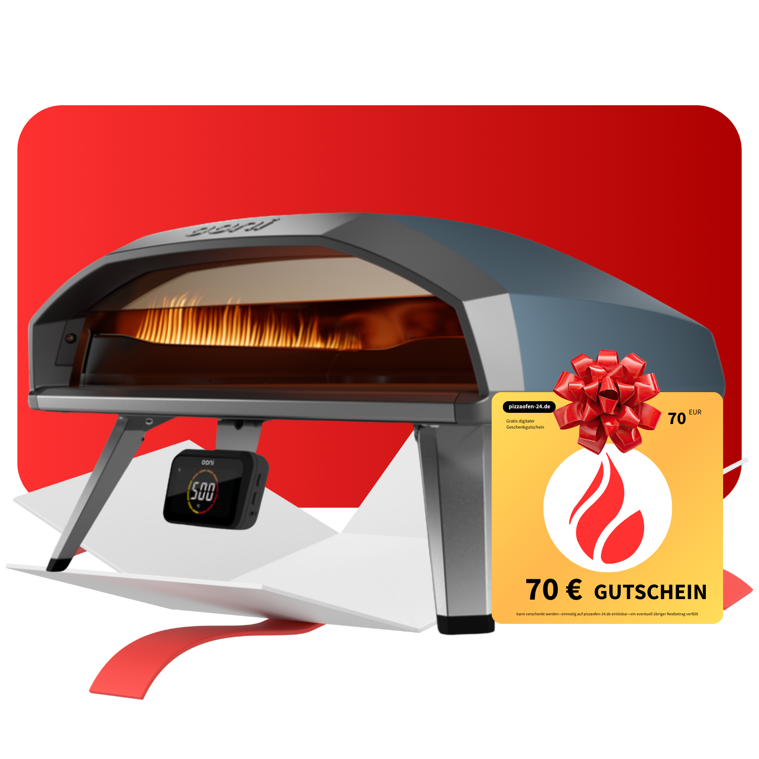 Ooni Koda 2 Pro Dunkelblau + 70 € Geschenkgutschein – pizzaofen-24.de Ooni Koda 2 Pro Pizzaofen in Dunkelblau mit digitalem Thermometer und 70 Euro Geschenkgutschein von pizzaofen-24.de – Outdoor-Gaspizzaofen