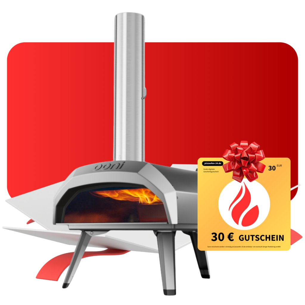 Ooni Karu 12 Holz- und Gasbetriebener Pizzaofen mit 30 Euro Geschenkgutschein von pizzaofen-24.de – Outdoor-Pizzaofen für den Garten