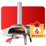 Ooni Karu 12 Holz- und Gasbetriebener Pizzaofen mit 30 Euro Geschenkgutschein von pizzaofen-24.de – Outdoor-Pizzaofen für den Garten